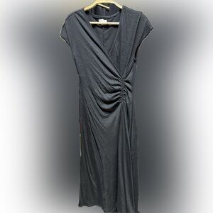 Max Studio Black Ruched Dress
